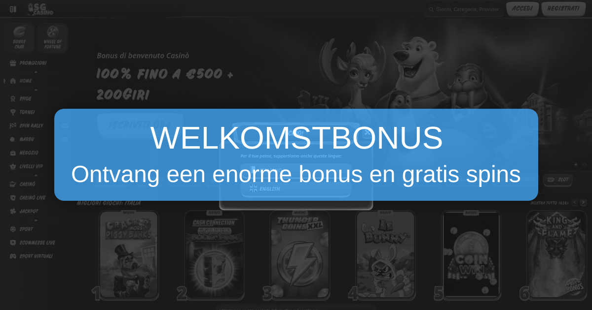 SG Casino - Officieel online casino voor spelers in Nederland